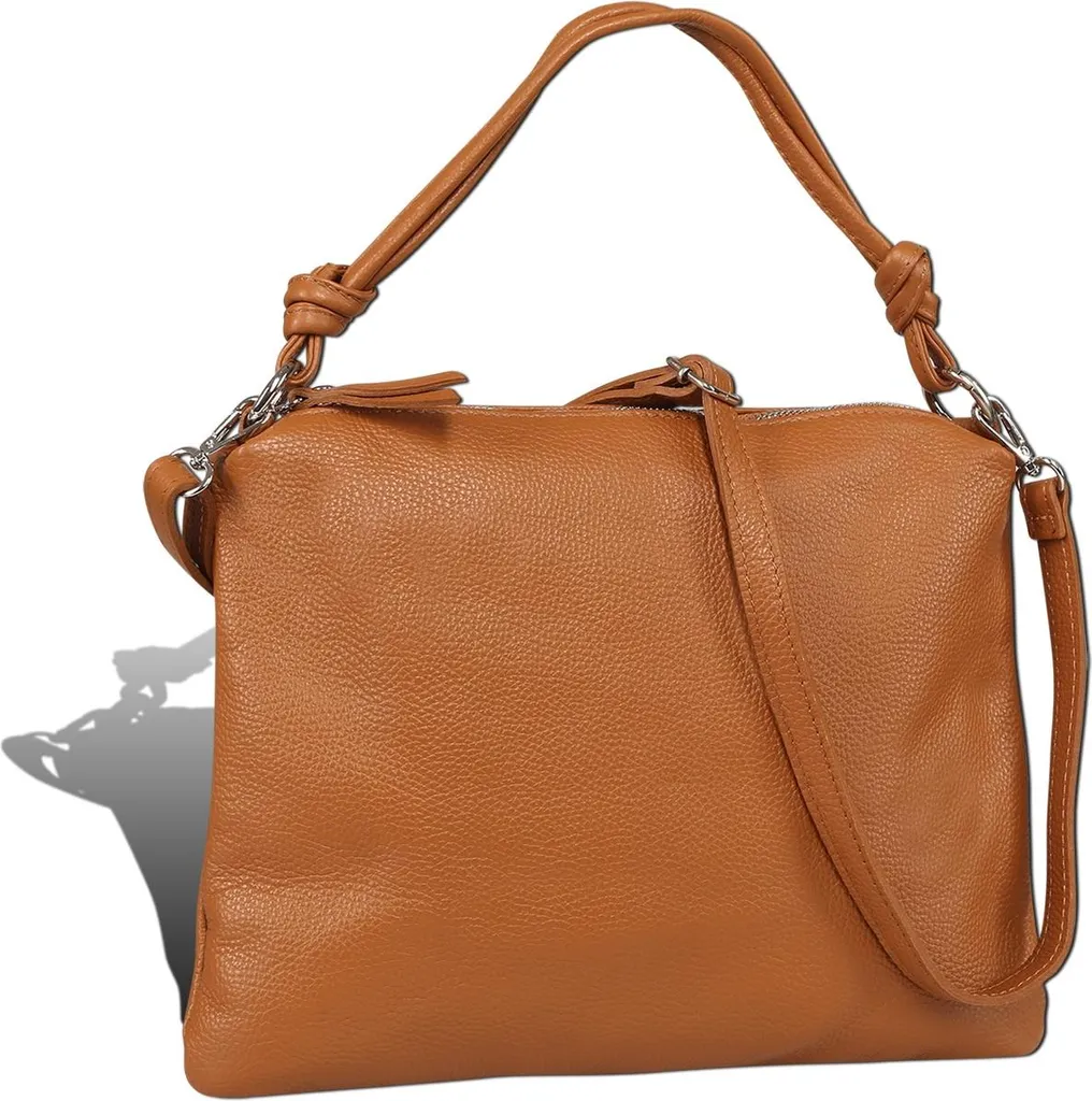 Sac Toscanto D2OTT173SC3 - Sac à bandoulière tan en cuir 37 x 27 cm