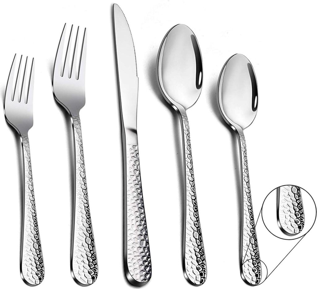 30-teiliges Edelstahl-Besteckset für 6 Personen, Produktbild 