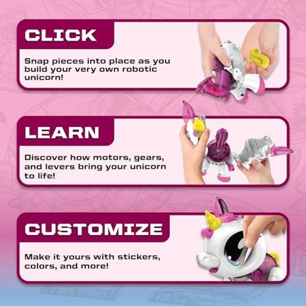 Licorne Build a Bot Interactive Goliath avec Effets Sonores et STEM - 10