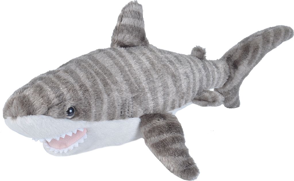 Wild Republic - Peluche - Cuddlekins Mini - Squalo Tigre Immagine del prodotto 