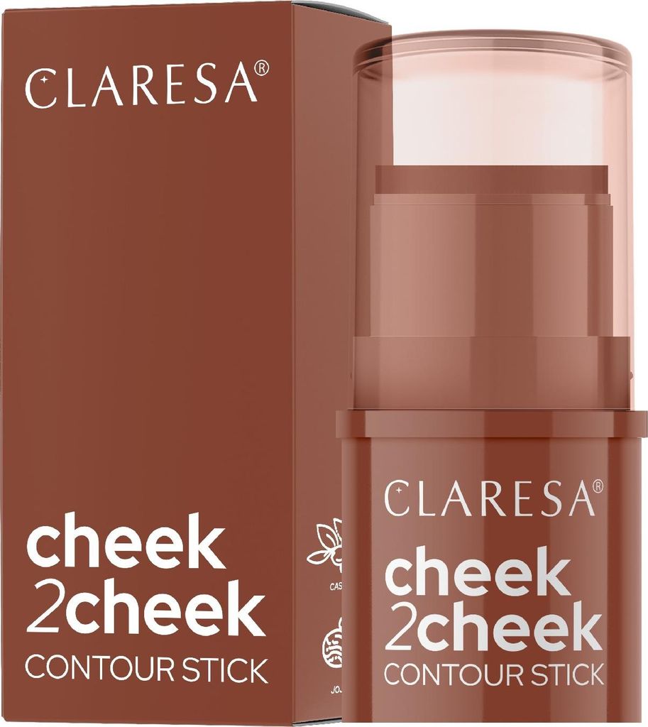 Cheek 2 Cheek Bronzer Stick 01 Neutral Sand 5.5g Claresa