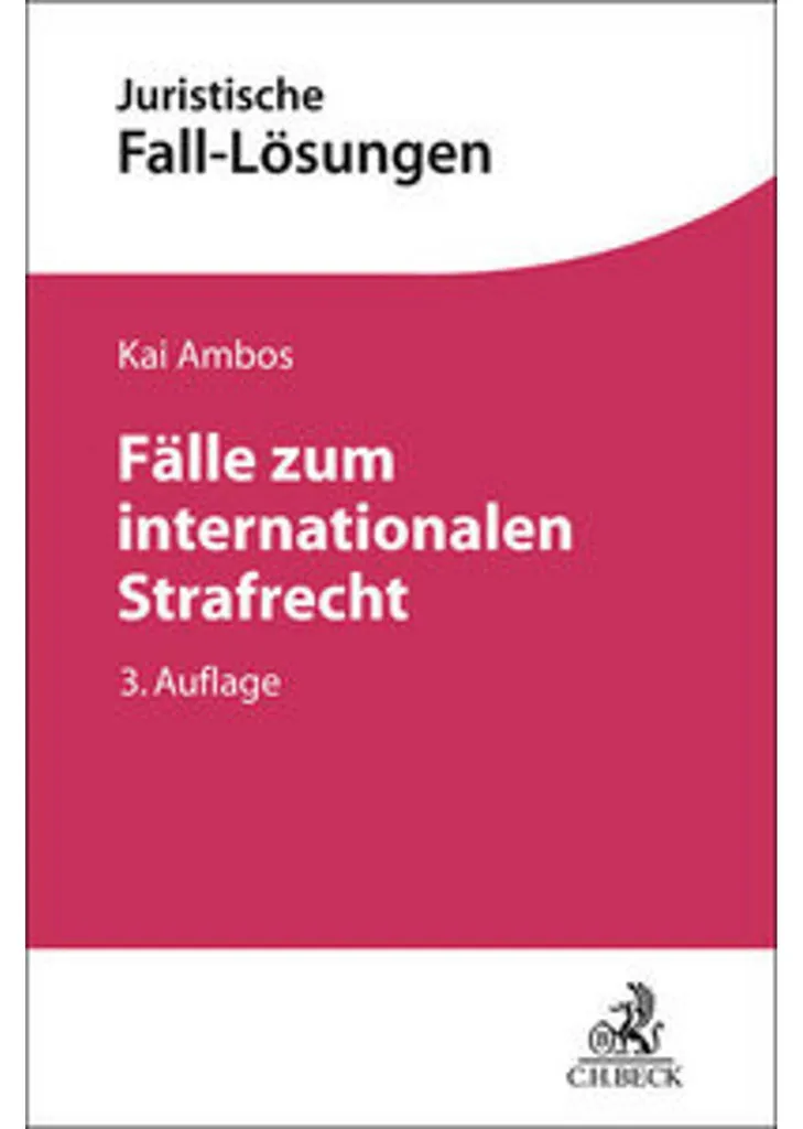 Livre de cas pratique droit pénal international - Manuel académique 2026