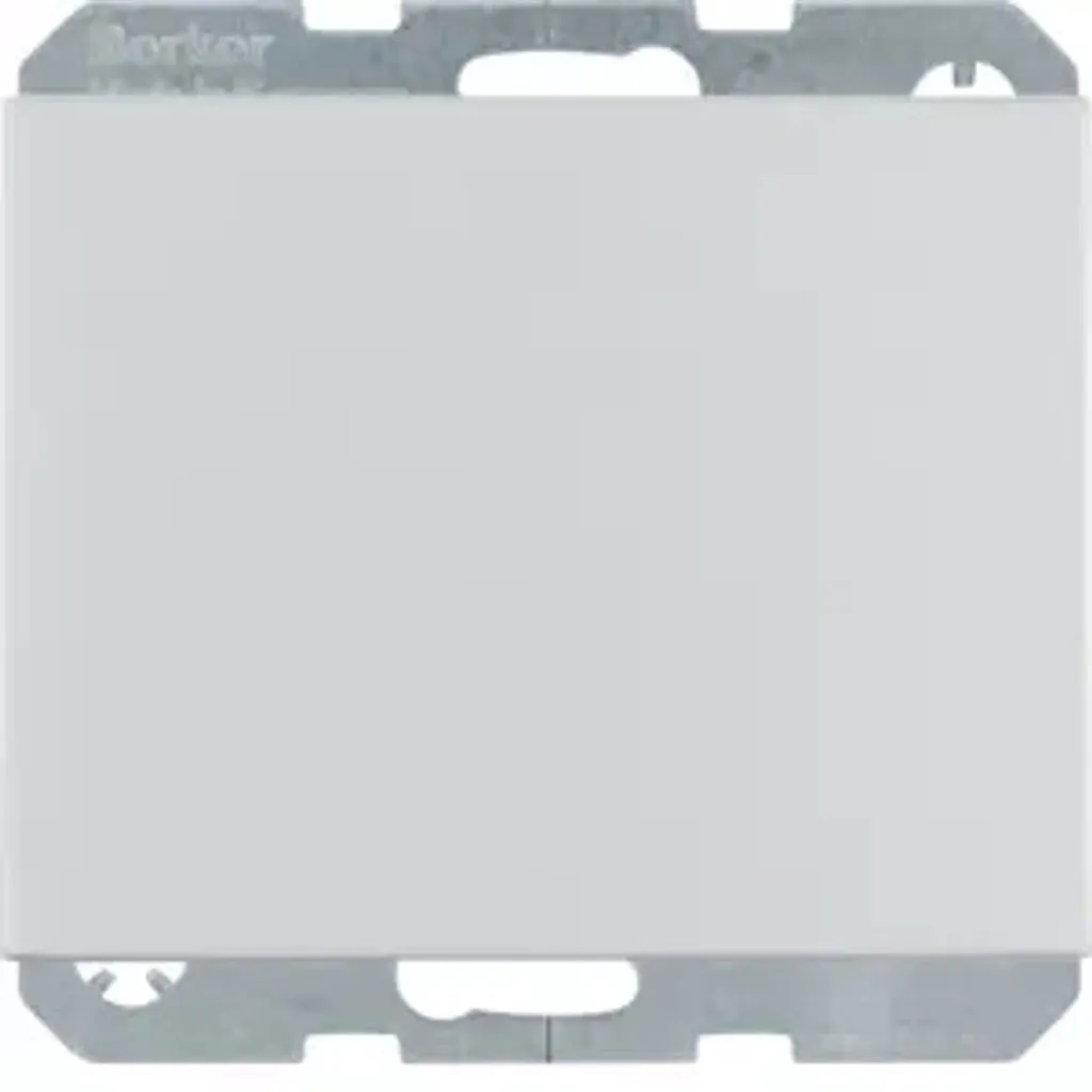 Prise SCHUKO Berker aluminium brossé 47517203 clapet de sécurité