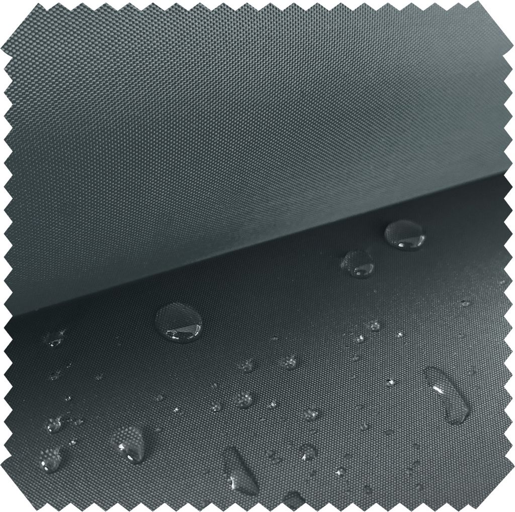novely OXFORD LIGHT - Reißfester Outdoorstoff - Wasserabweisender Polsterstoff - Pflegeleichte Meterware 1lfm - Farbe: 02 Graphit