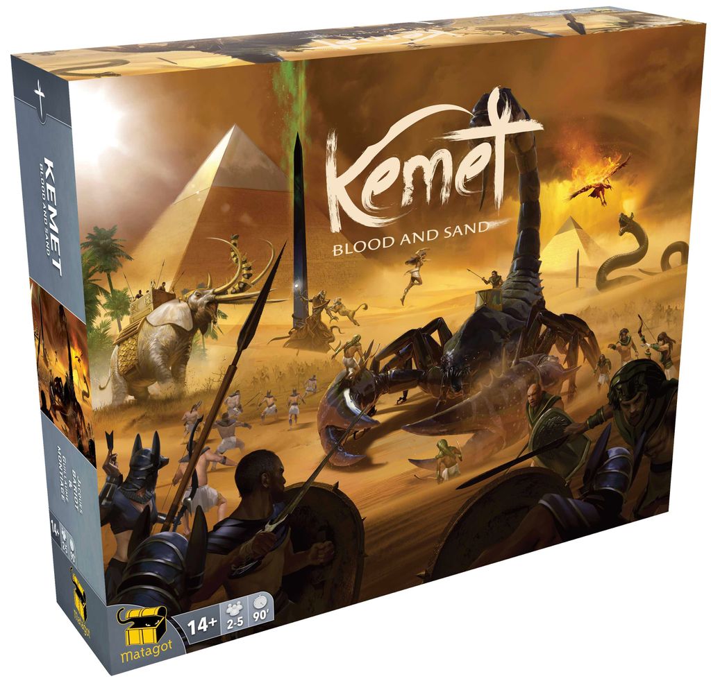 Matagot – gra planszowa „Kemet: Blood & Sand” – gra Zdjęcie produktu 