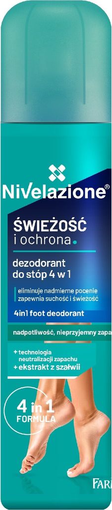 Farmona Nivelazione Feet Fußdeodorant 4in1 „Frische und Schutz“ 180 ml