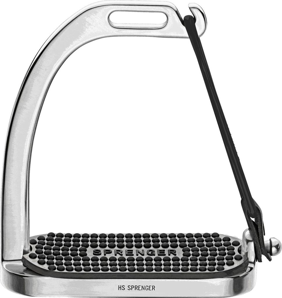 Sprenger Steigbügel mit seitlichem Gummi 110 mm Trittweite, Produktbild 