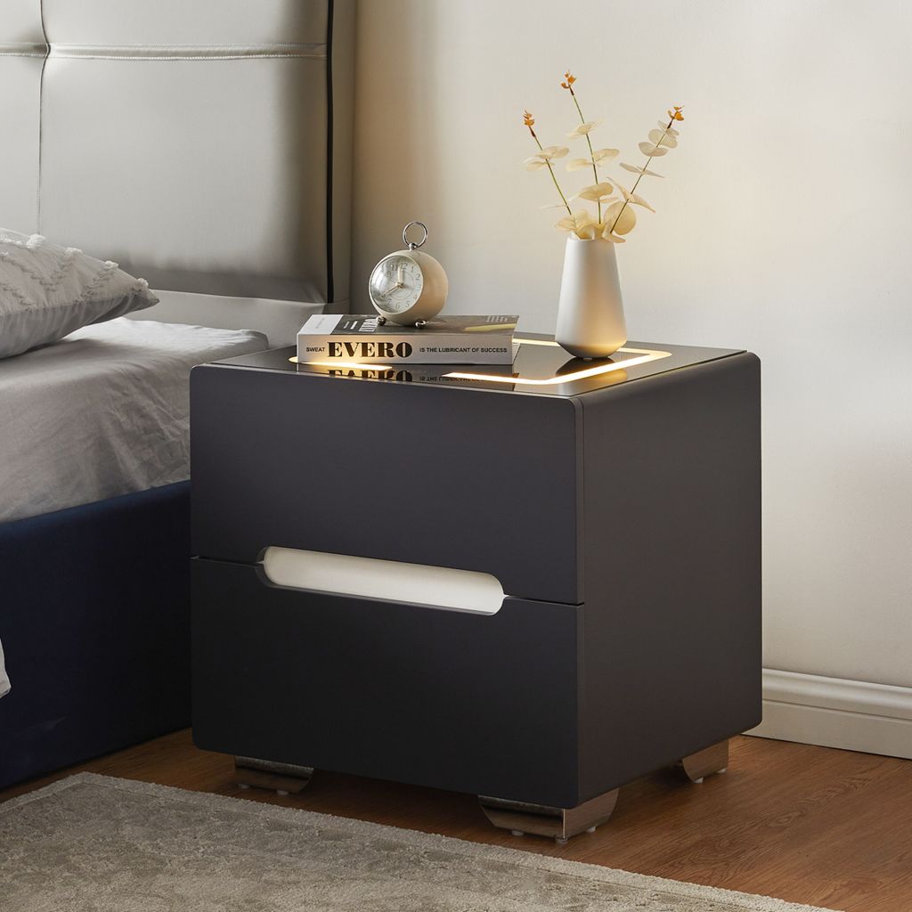 CLIPOP Nachttisch mit kabelloser Ladefunktion, Led Produktbild 8