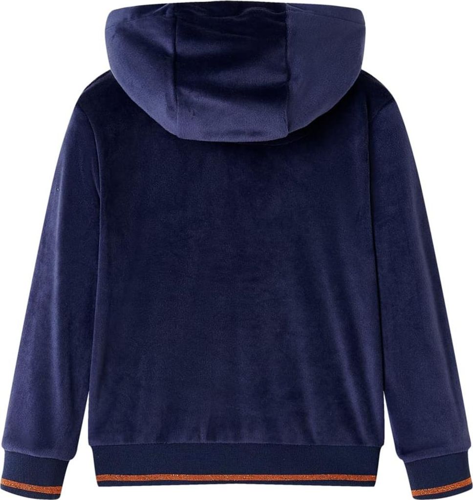 vidaXL Kinder-Kapuzenjacke Marineblau 104