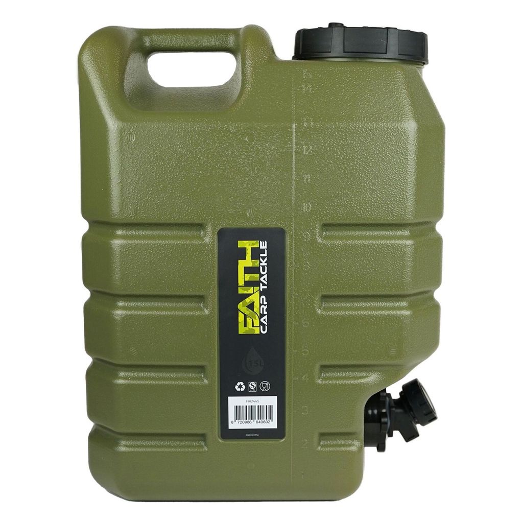 Faith Jerrycan 15 L Kanister mit Hahn, 15 Liter - 29,5 x Produktbild 