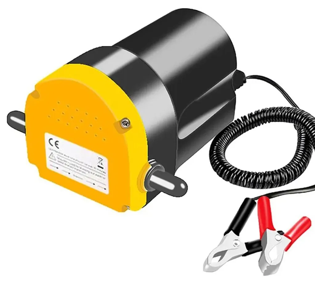 Pompe à huile polyvalente à haut débit modèle jaune avec bec flexible - 3