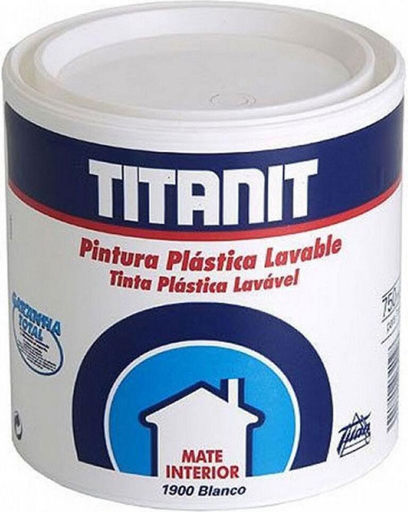 Farbe Titanlux Titanit 029190034 Decke Wand Waschbar Weiß 750 ml Mattierend