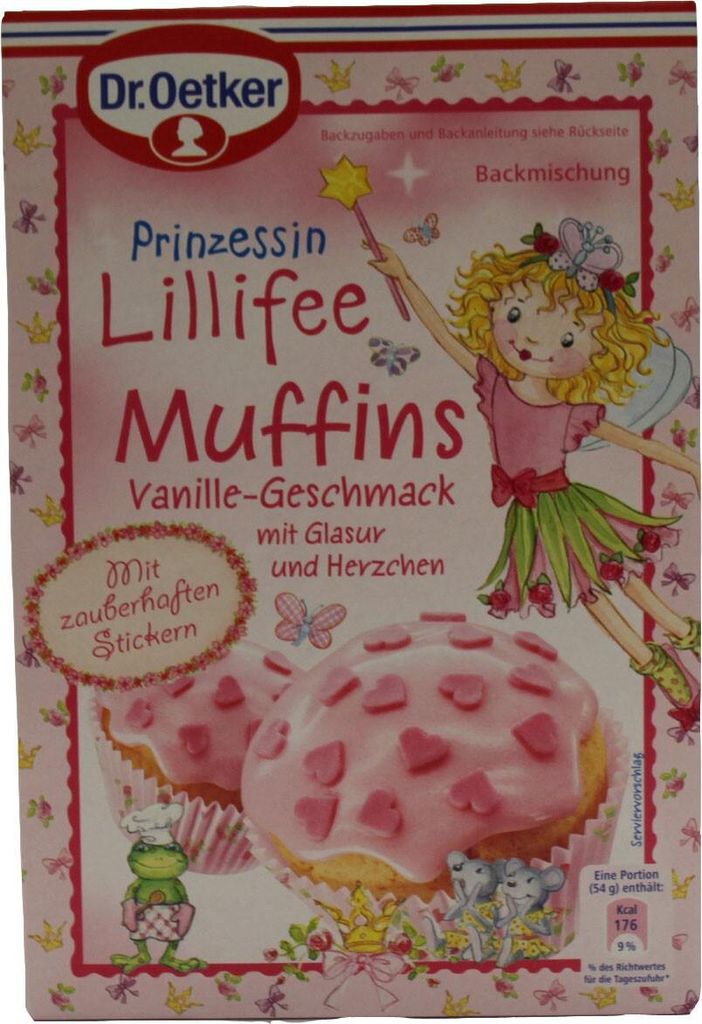 Dr. Oetker Princess Lillifee muffiny s ružovou polevou Obrázok produktu 5