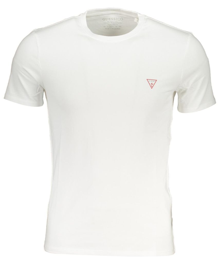 Stylisches Herren T-Shirt: Weiß, Slim Fit & Baumwolle