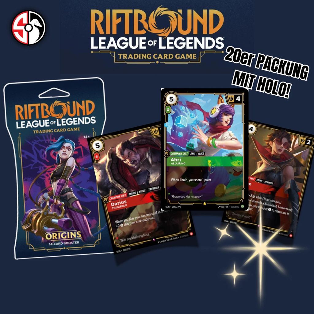 Riftbound: League of Legends Origins - KARTENPAKET 20 Produktbild 
