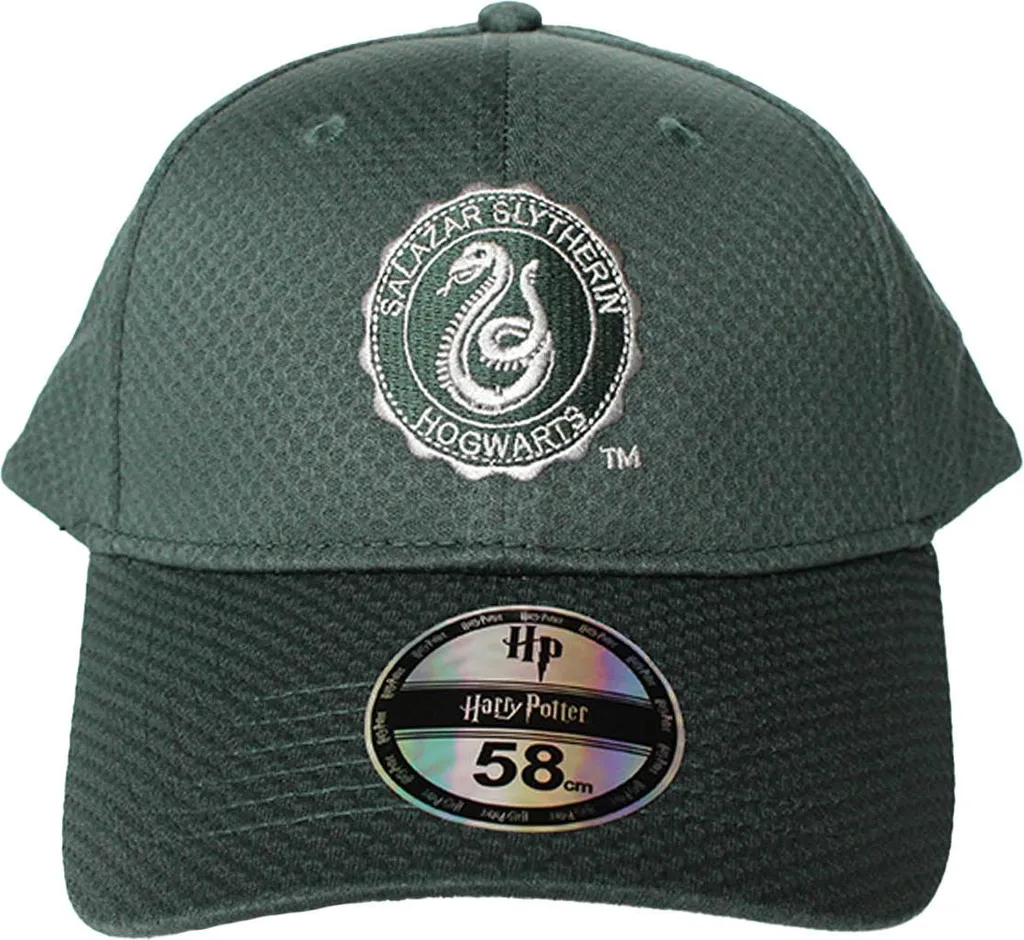 Casquette Harry Potter Serpentard Salazar avec écusson brodé vert