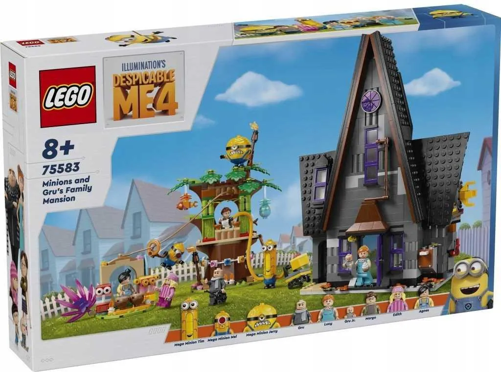 LEGO Minions 75583 La Résidence de Gru et des Minions pour Enfant