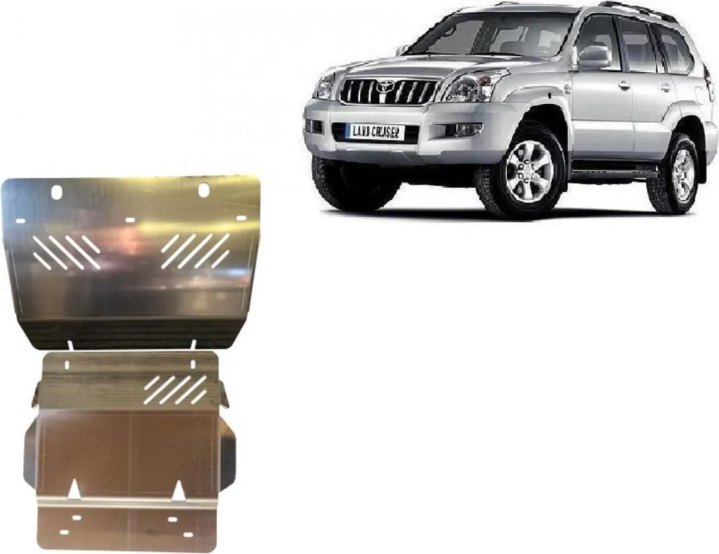 Protection anti-encastrement aluminium Toyota Land Cruiser J120 KDJ120