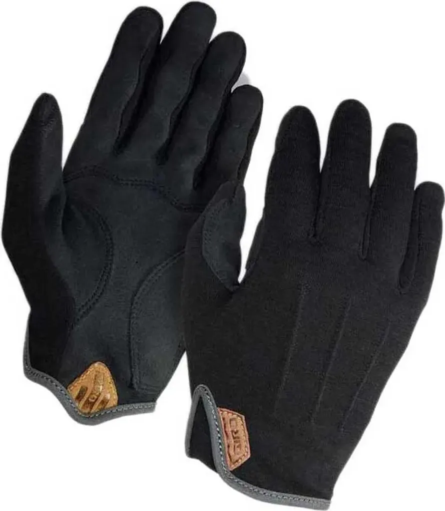 Gants Giro D Wool en Laine Mérinos Noir XL avec Paume Antidérapante