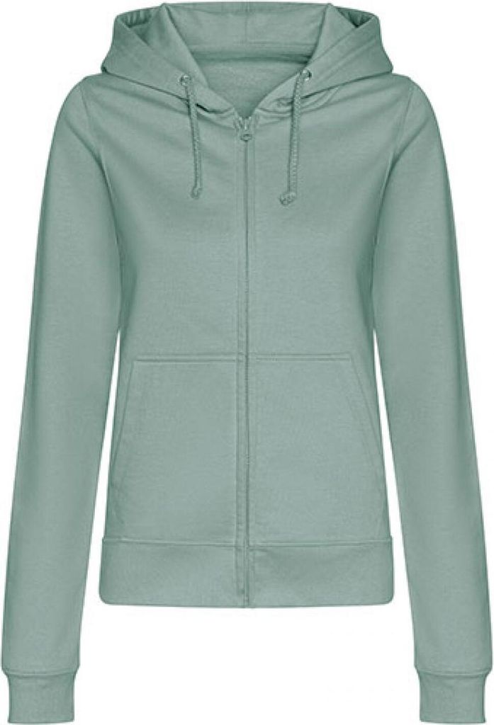 Just Hoods JH050F | WomenŽs College Zoodie XS bis 2XL - Farbe: Dusty Green - Größe: M