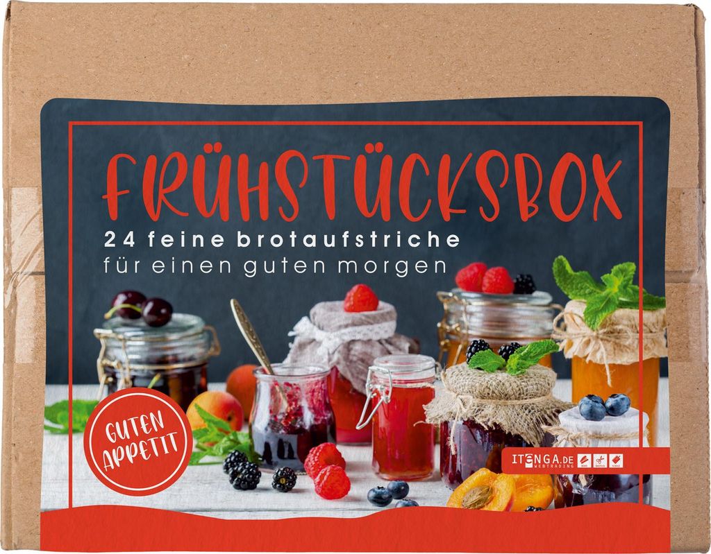 itenga Frühstücksaufstrich Box – 24 Portionen - Inhalt 627g Produktbild 
