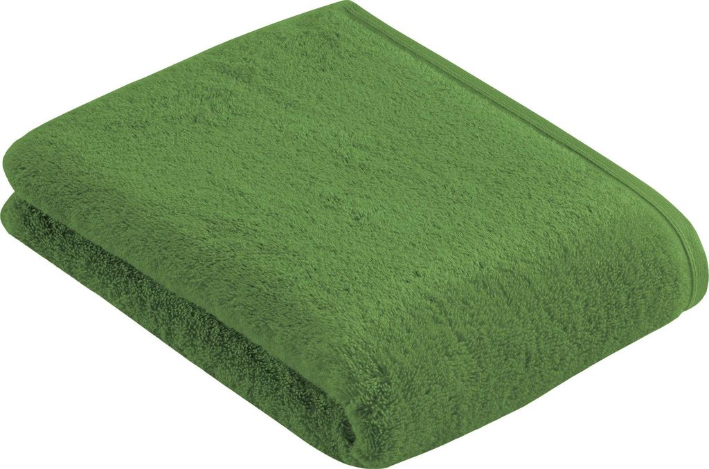Vossen 118085 | Duschtuch Vegan Life Duschtuch, 67 x 140 cm - Farbe: Clover - Größe: 67 x 140 cm