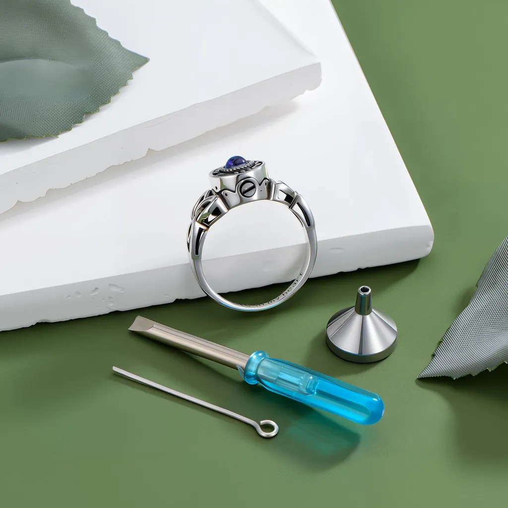 Bague Commémorative Argent 925 Faite Main - Design Luxe Asring de 19mm - 2
