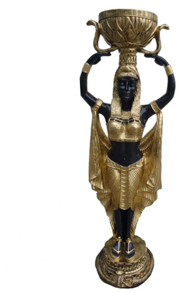Grande Statue Égyptienne de 130cm - Sculpture Femme pour Salon et Hall