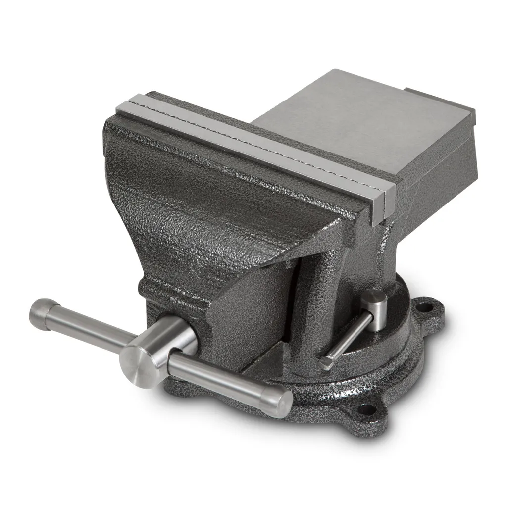 Étau EBERTH en fonte avec enclume de 150mm et rotation à 360 degrés
