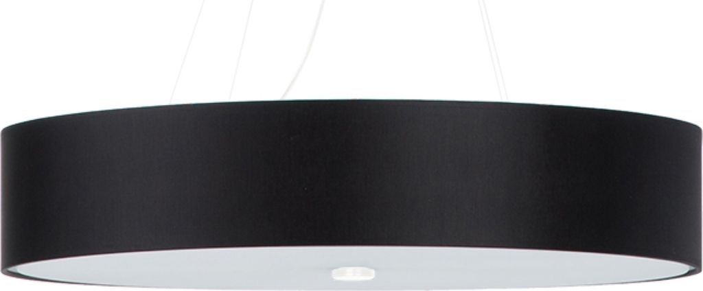 Kronleuchter SKALA 70 weiß 6xE27 15W Stoff/Glas/Stahl 105x70x70cm Sollux Lighting