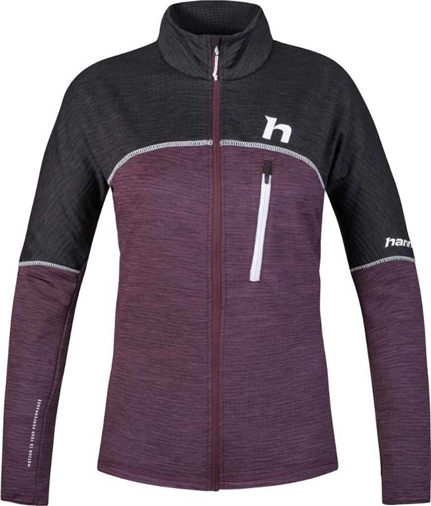 Hannah Meda Fleece Mit Durchgehendem Reißverschluss Lila 40 Damen Lila 40