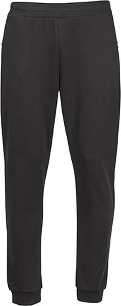 Tee Jays 5510 | Ribbed Interlock Pants Jogginghose Herren - Farbe: Black - Größe: M