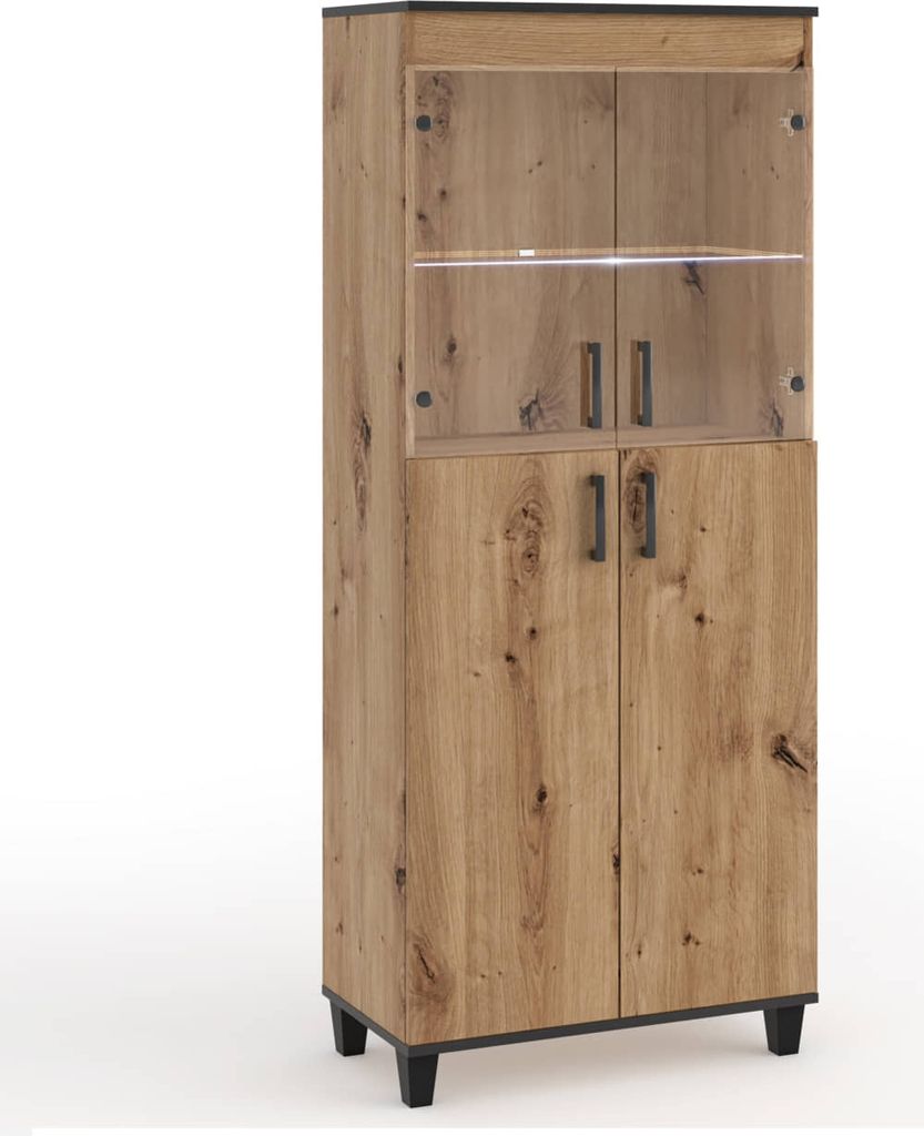 Vitrine 80 Pro 05 artisan eiche