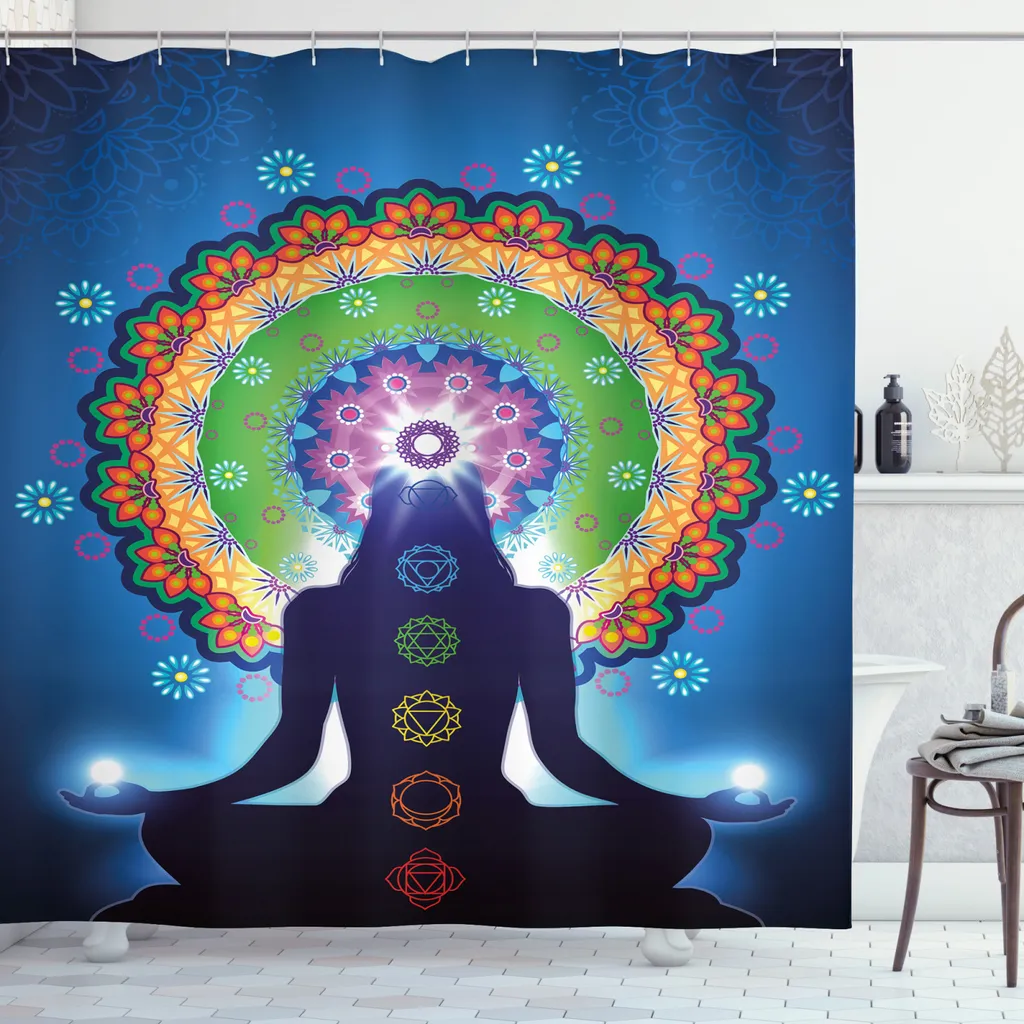 Acquista Tenda Doccia Chakra ABAKUHAUS 175x180 cm - Qualità Premium