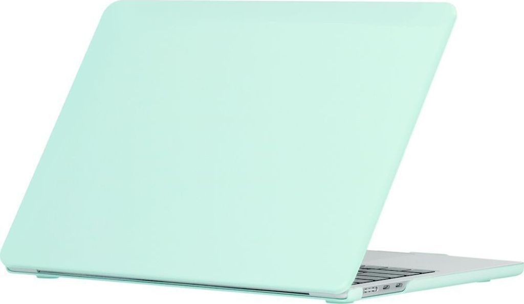 Mobigear Cream Matte MacBook Air 13 Zoll (2022-2026) Hardcase Hülle MacBook Case - Grün - Model A2681 / A3113 / A3240 / A3449