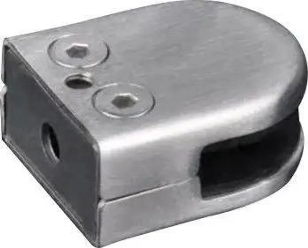 Fixation verre pour garde-corps extérieur - Pack de 20 pinces inox 304