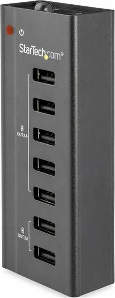 Startech ST7C51224EU Stazione di Ricarica USB 7 Porte TAA Compliant