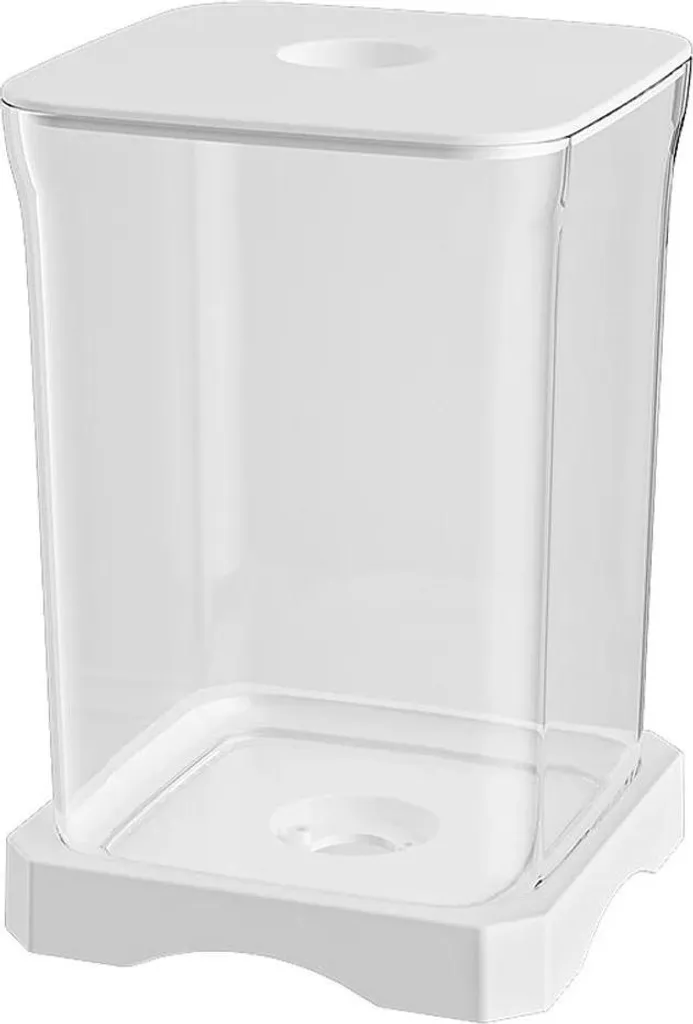 Mini aquarium blanc avec kit de démarrage complet et éclairage LED intégré