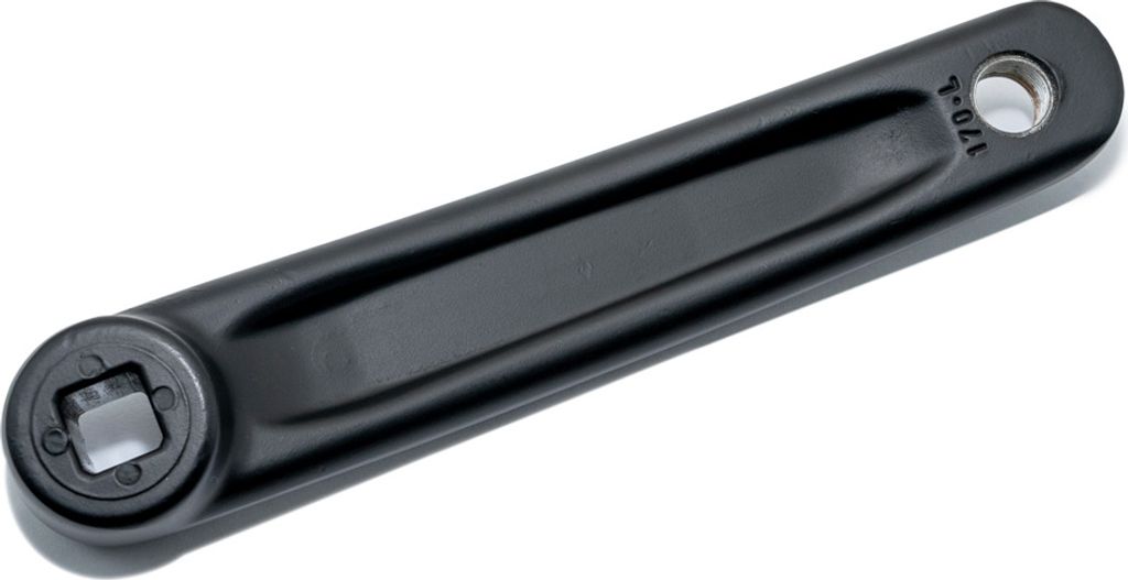 PROWHEEL Pedivella sinistra in alluminio nero 170 mm - Immagine del prodotto 