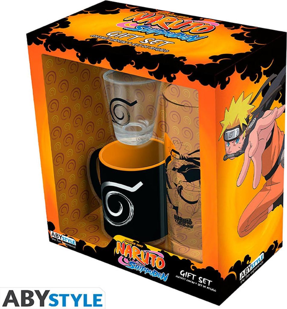 NARUTO SHIPPUDEN - Pck Glass + Espresso Tasse
