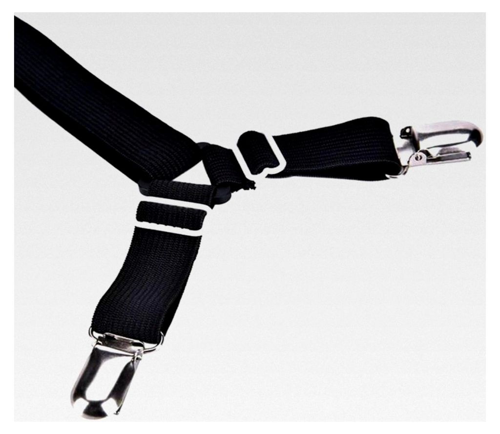 6-seitiger verstellbarer elastischer Bettlakenspanner mit Metallklammern, Criss-Cross Bettwäsche-Hosenträger, geeignet für alle Größen von run...