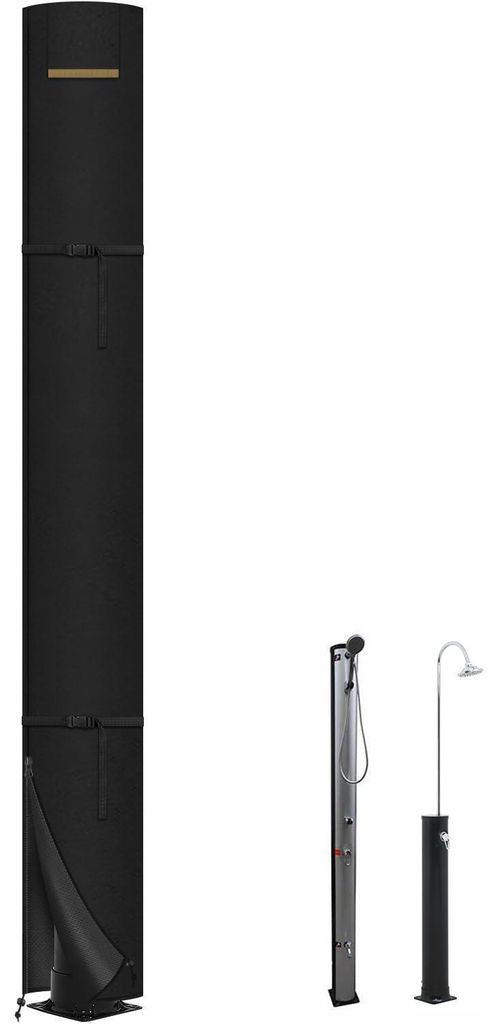 Afdekking voor buitendouche, 245x30 cm, waterdicht, Productafbeelding 