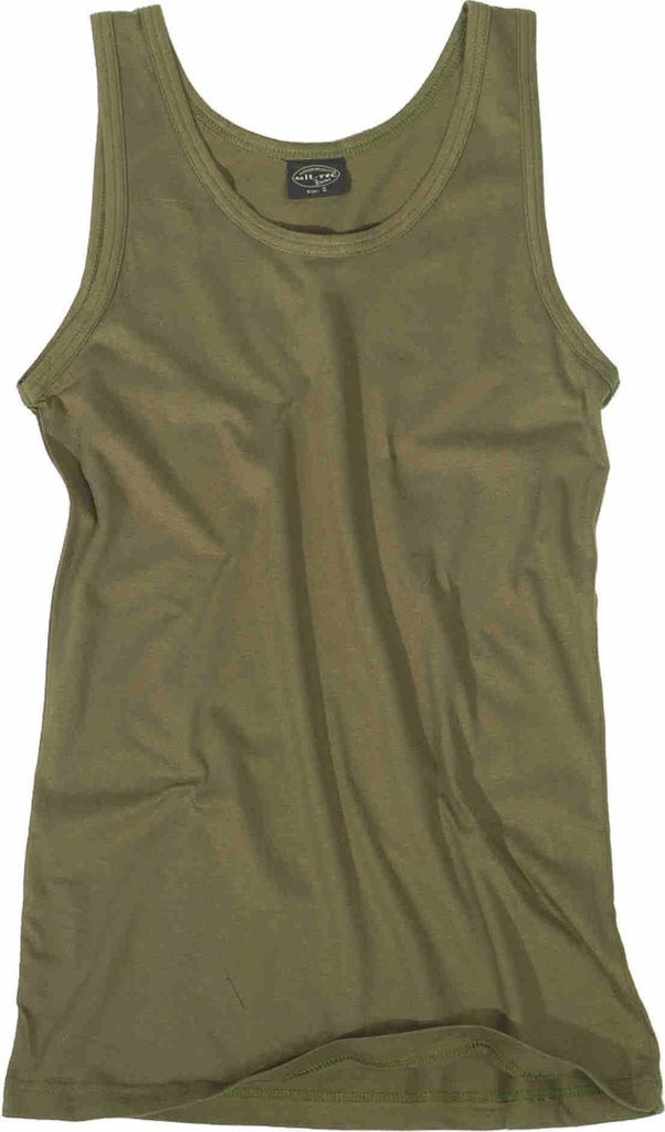 Mil-Tec TANK TOP Baumwolle OLIV M