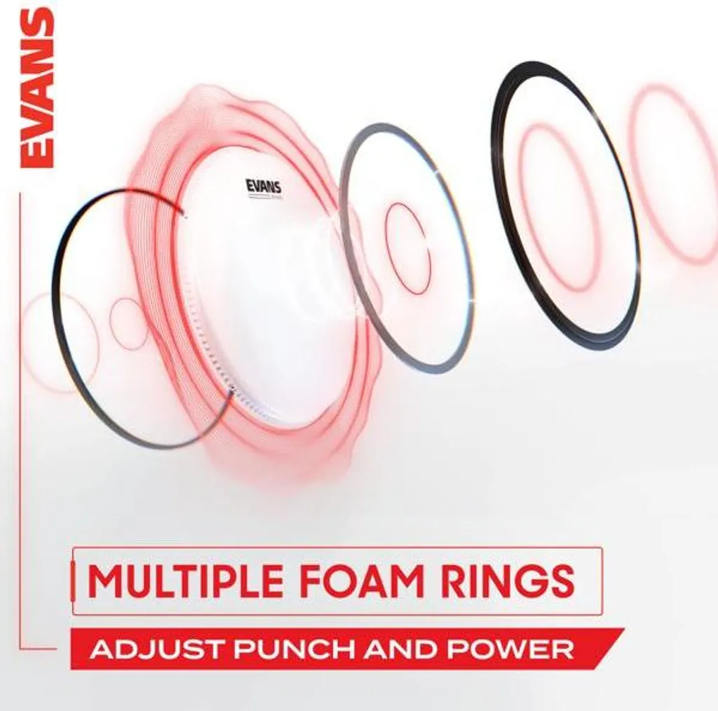 Evans EMAD Bassdrum Clear 20 Peau de Grosse Caisse Transparente BD20EMAD