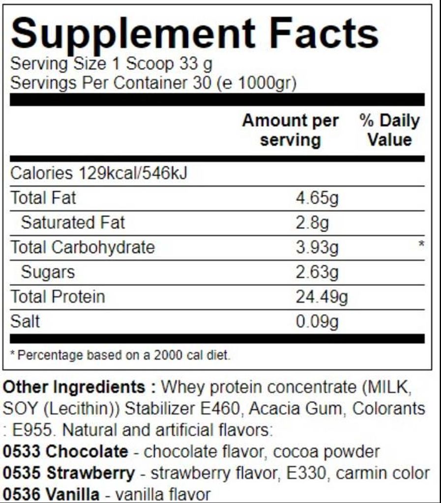 Universal Animal | ANIMAL 100% Whey Protein Vanilia