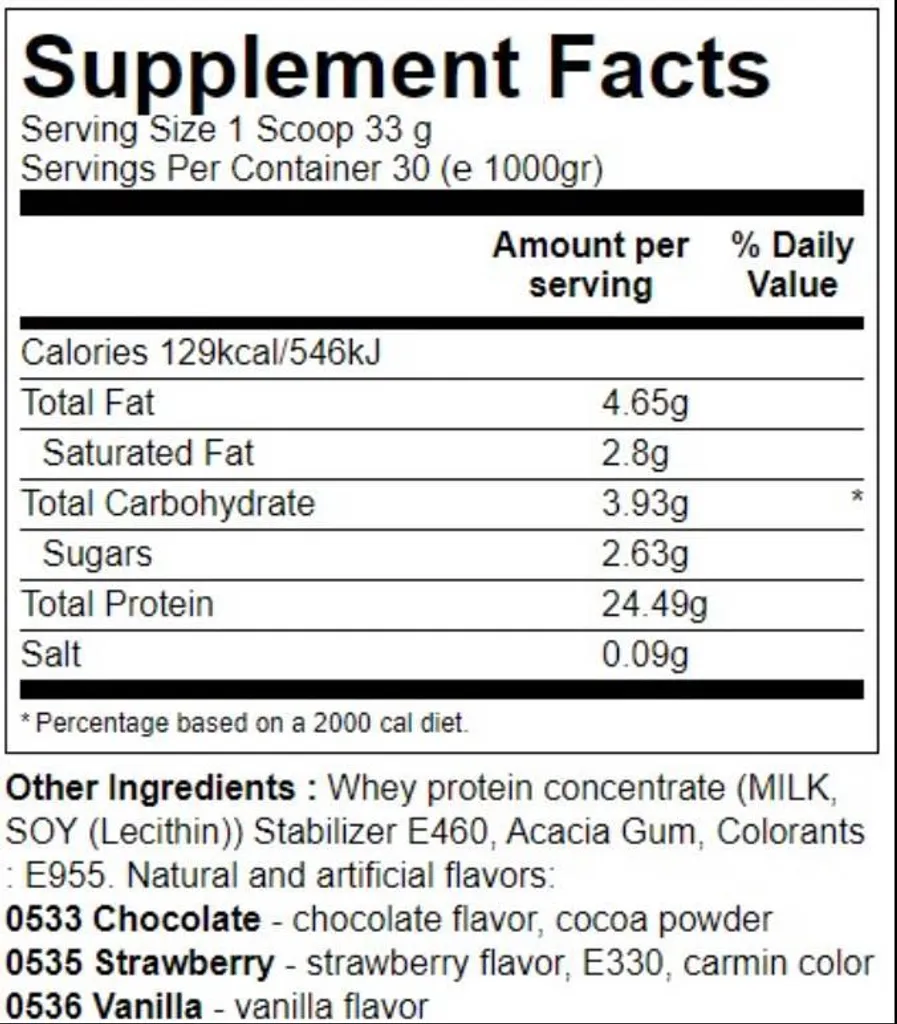 Animal 100% Whey Protein Saveur Vanille - Haute Teneur en BCAA Purifiée