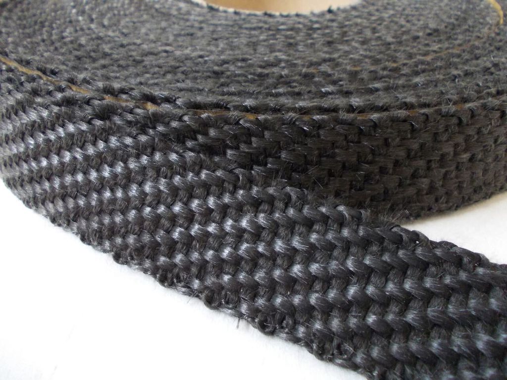 Selbstklebende schwarze Flachdichtung 40x3mm Dichtschnur | 25m Rolle