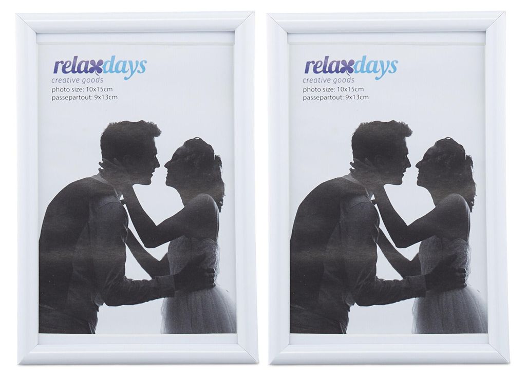 10 fotolijstjes, 10 x 15 cm, modern design, geschikt om Productafbeelding 