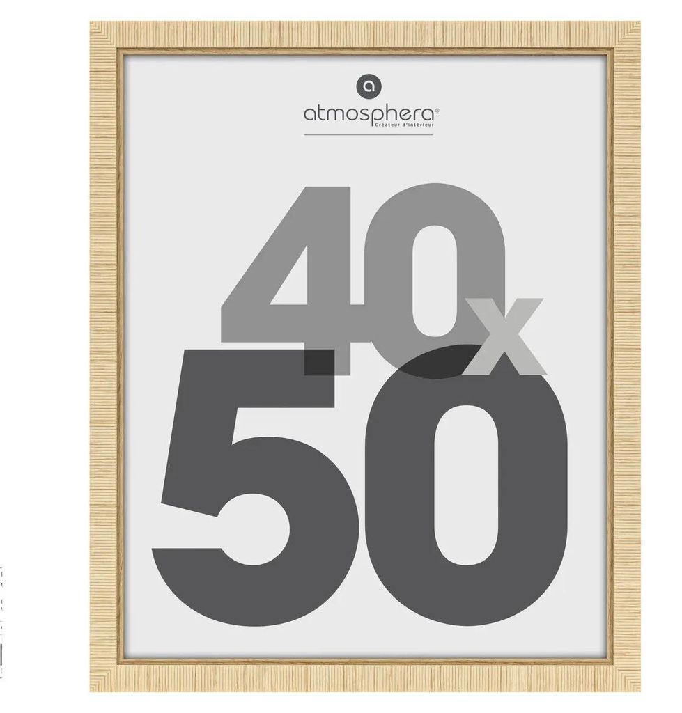 Atmosphera | Bilderrahmen - Thea - 40x50 cm - Holz - Elegant und Minimalistisch - Für Fotos und Plakate
