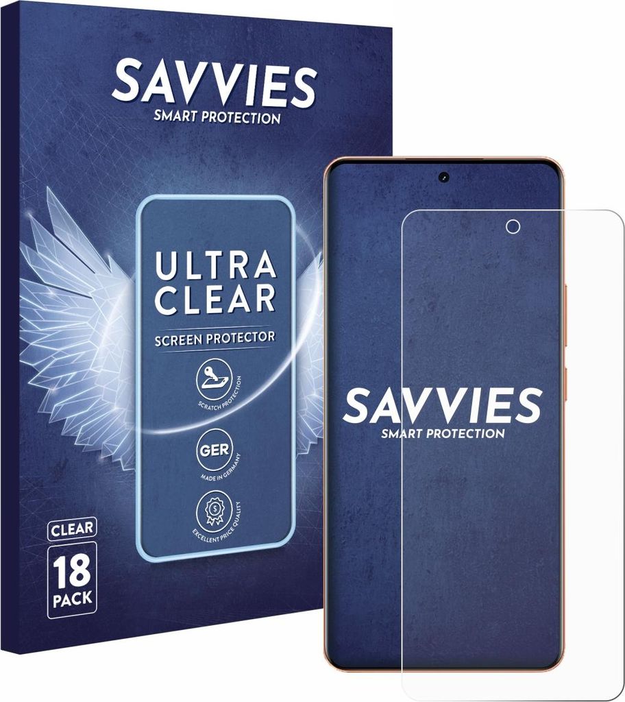 18x Für realme P4 Pro Schutzfolie Savvies Displayschutz Display Schutz Folie Klar Transparent